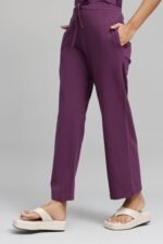 HIGH-STRETCH RELAXED FITNESS TROUSERS-PURPLE | Premium Quality Fashion Apparel - Image 5