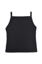 SQUARE-NECK CAMISOLE-BLACK | Premium Quality Fashion Apparel