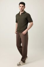 SMART FALL CASUAL BOTTOM-BROWN | Premium Quality Fashion Apparel - Image 2