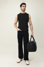 PRIMO CORE FIT DENIM PANT-CHARCOAL | Premium Quality Fashion Apparel - Image 2