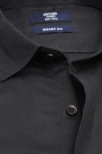 MICRO PATTERN OFFICE SHIRT-BLK | Premium Quality Fashion Apparel - Image 3
