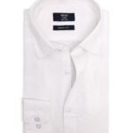 MICRO PATTERN OFFICE SHIRT-WHT | Premium Quality Fashion Apparel