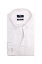MICRO PATTERN OFFICE SHIRT-WHT | Premium Quality Fashion Apparel