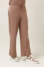 HIGH-STRETCH RELAXED FITNESS TROUSERS-MOCCA | Premium Quality Fashion Apparel