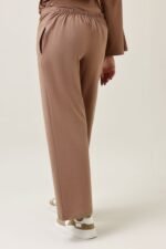 HIGH-STRETCH RELAXED FITNESS TROUSERS-MOCCA | Premium Quality Fashion Apparel - Image 7
