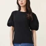 LACE WHISPER TOP-BLACK | Premium Quality Fashion Apparel