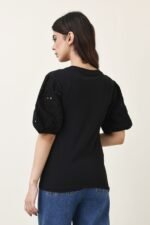 LACE WHISPER TOP-BLACK | Premium Quality Fashion Apparel - Image 4